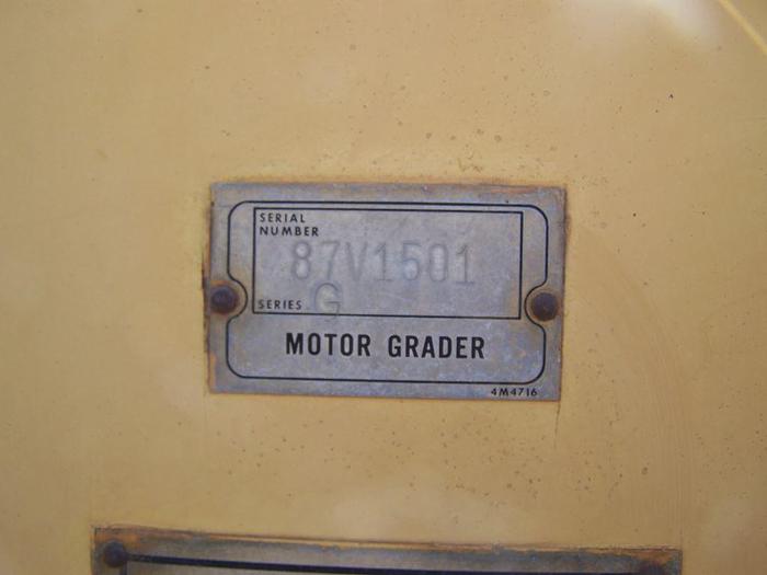 Used 1975 CATERPILLAR 120G(87V) - MOTOR GRADERS