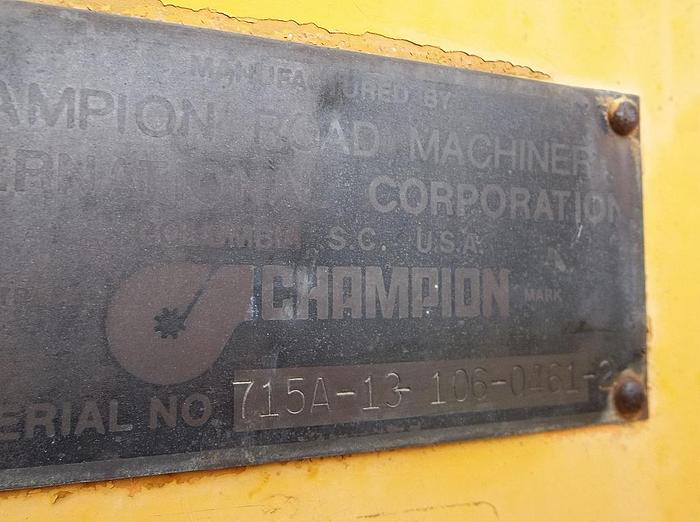 Used 1984 CHAMPION 715A - MOTOR GRADERS