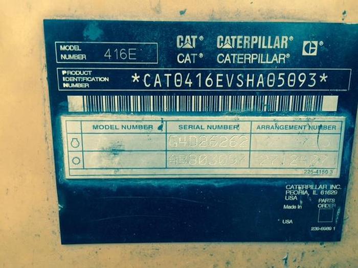 Used 2009 CATERPILLAR 416E - BACKHOES