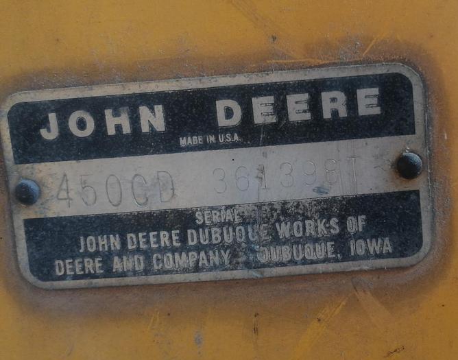 Used 1981 JOHN DEERE 450C - CRAWLER TRACTORS