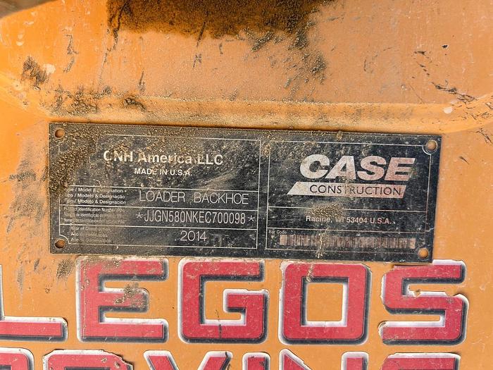 Used 2014 CASE 580 N - BACKHOES