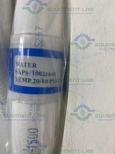 Used Sani-Tech  STHT-R-HD-1500 96" Silicone Hose w/ 1 1/2" Sanitary Fitting