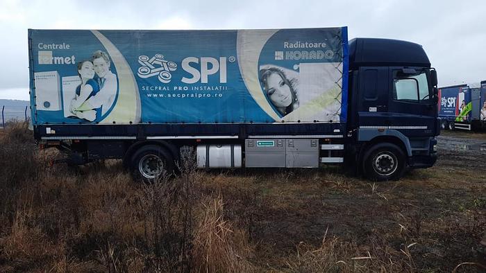 Gebruikt 2005 DAF 85 CF 340 tampoline 4x2 FULL STEEL MANUAL