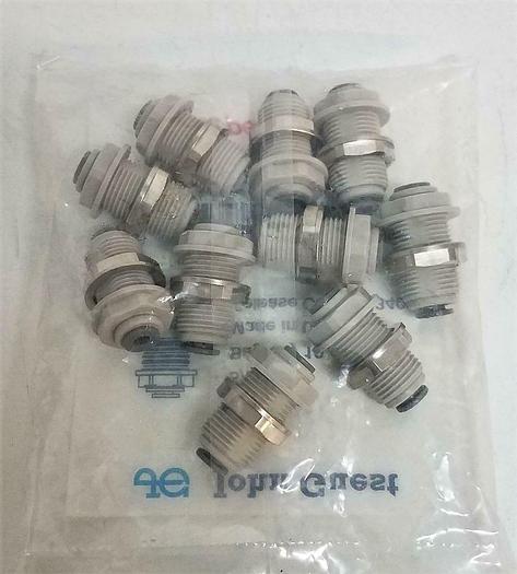 John Guest 5/32" PM1204S Bulkhead Union Tube Fitting Bag Lot of 100 NEW (4918)W