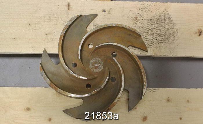 Used Goulds 3196 Impeller, 10.25", 5-Vane, Casting No.: 33972 (For 2x3x13 Pump) #21853