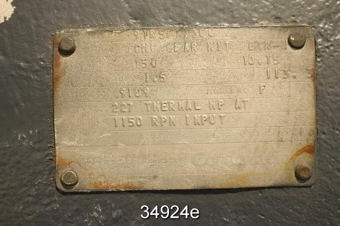 Refurbished Nuttall Gear DVR10 Inline Gear Drive, 10.15/1 Ratio #34924