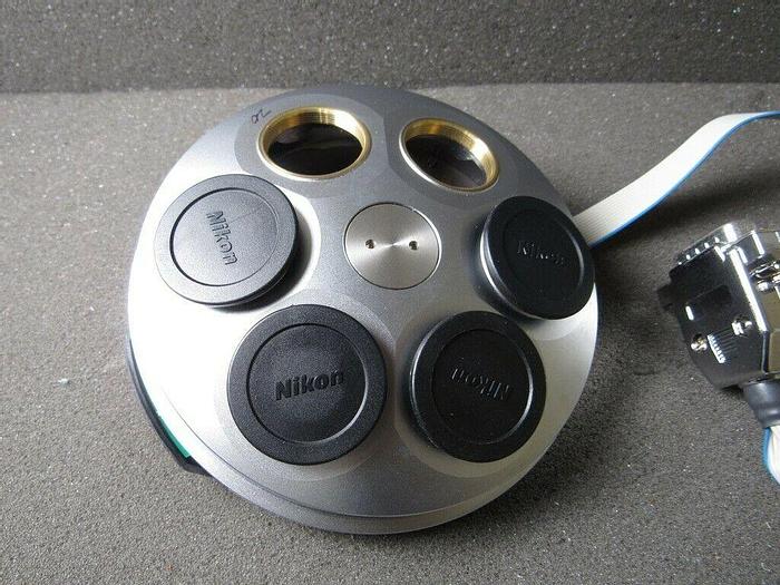 Used Nikon Motorized Turret 6 Objevtive W/ Cable