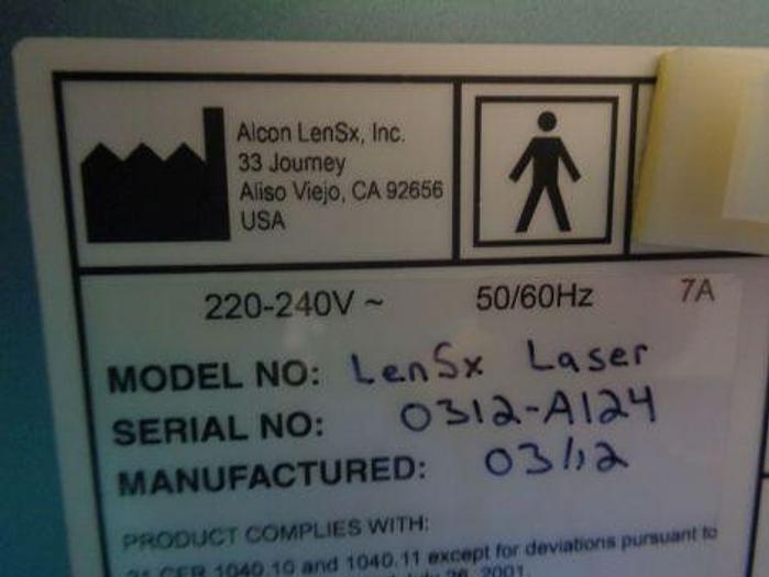 Used ALCON LenSx Laser - Femto