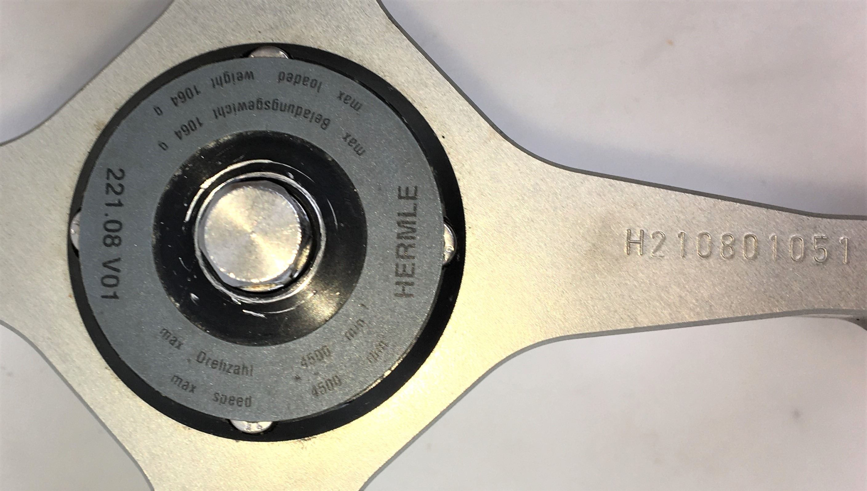 Used Hermle 221.08 V01 Swing-Out Rotor - 4 x 500mL