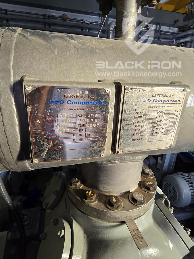 Used 169 hp Cat 3306TA Ariel JG4-4 Acid Gas Compressor