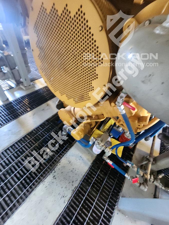 Used 5080 hp Caterpillar G3616-A3 natural gas engine c/w EJW/TAW Cooler, Air Intake, Silencer, & Hot Start (Tag K-5200)