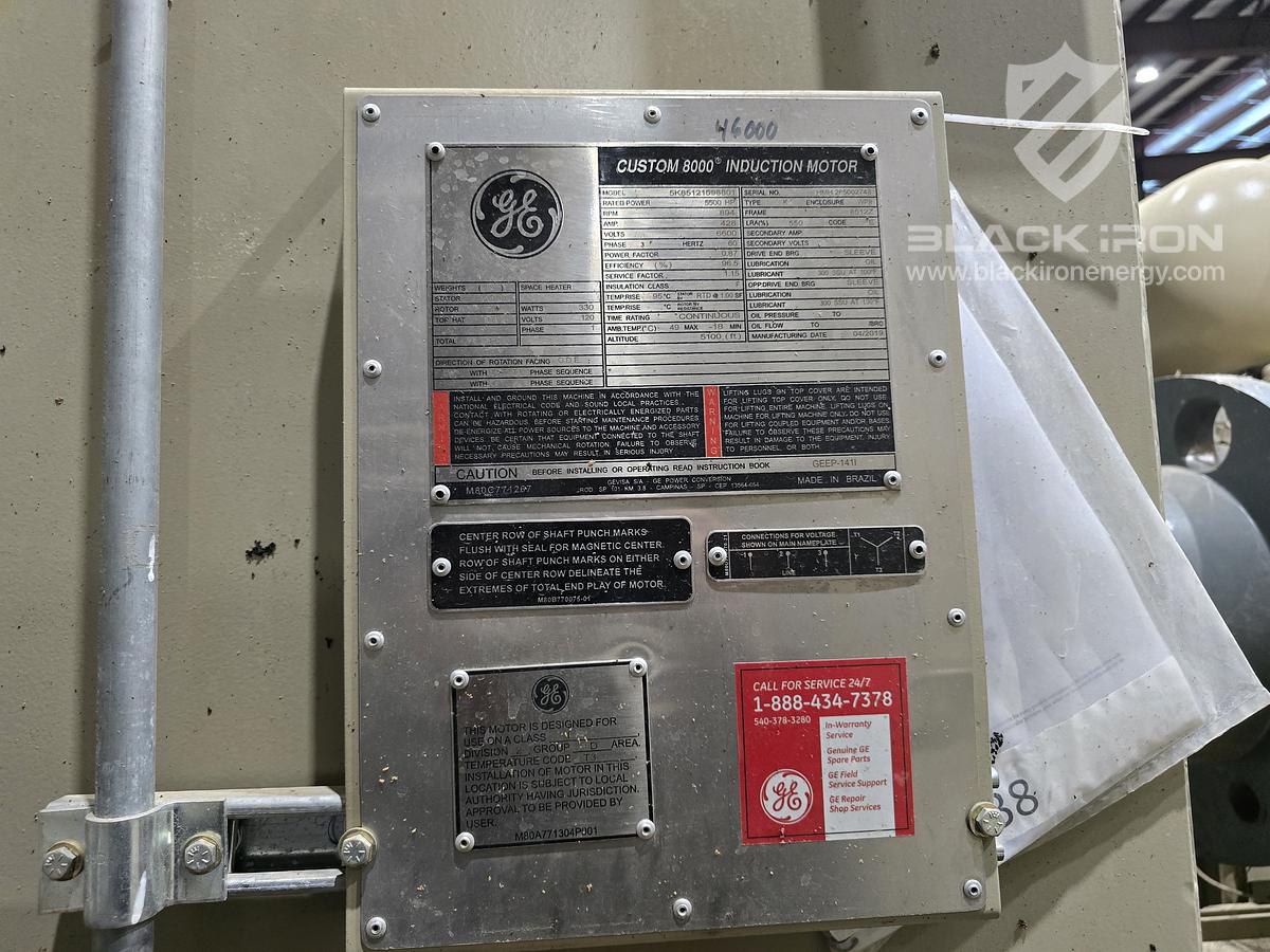 Used 5500 hp GE Electric Drive Ariel KBZ/6 4-Stage (1 of 4 Available)