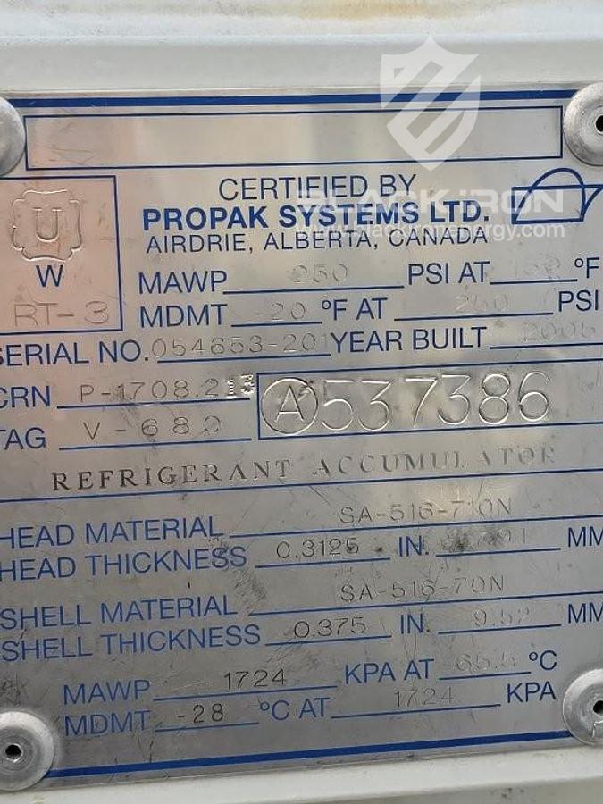 Used 15 MMSCFD Refrig Plant