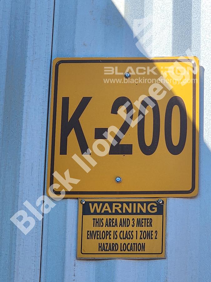 Used 1480 hp?? Waukesha L7042GL Natural Gas Engine (NO NAMEPLATE) c/w Silencer (Tag K-200)