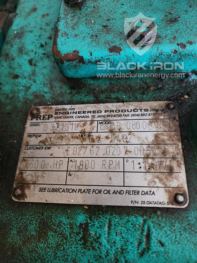 Used 600 hp Caterpillar 3412 Frick 355L Sour