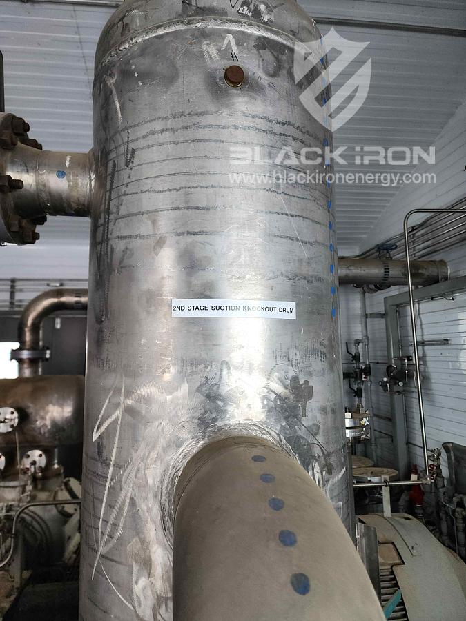 Used 400hp Ariel JGJ4, 5 Stage Acid Gas Compressor