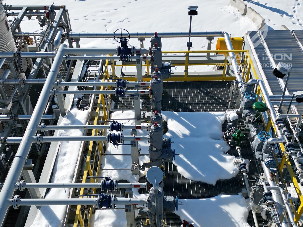 Used Crude Oil Frac Plant