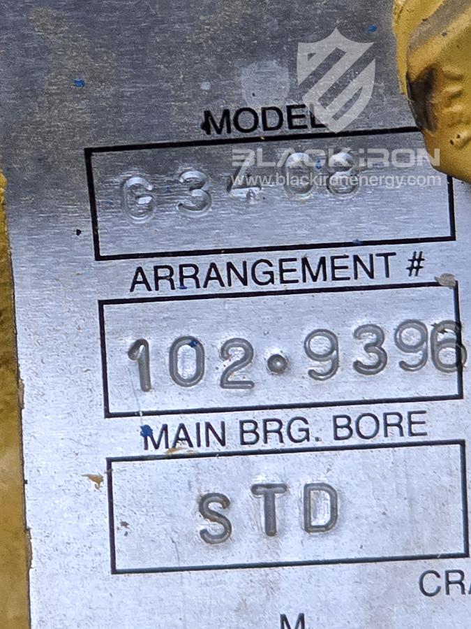 Used 375KW, Cat G3408, Nat Gas, 480/277V