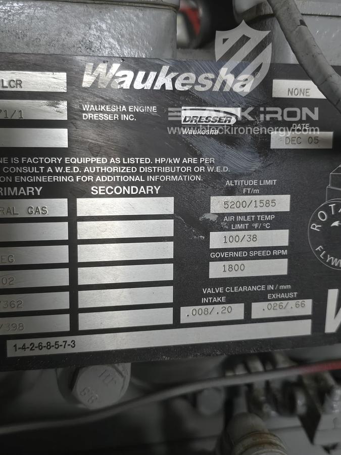 Used Dual Waukesha H24GL Marathon 350 kW Genset