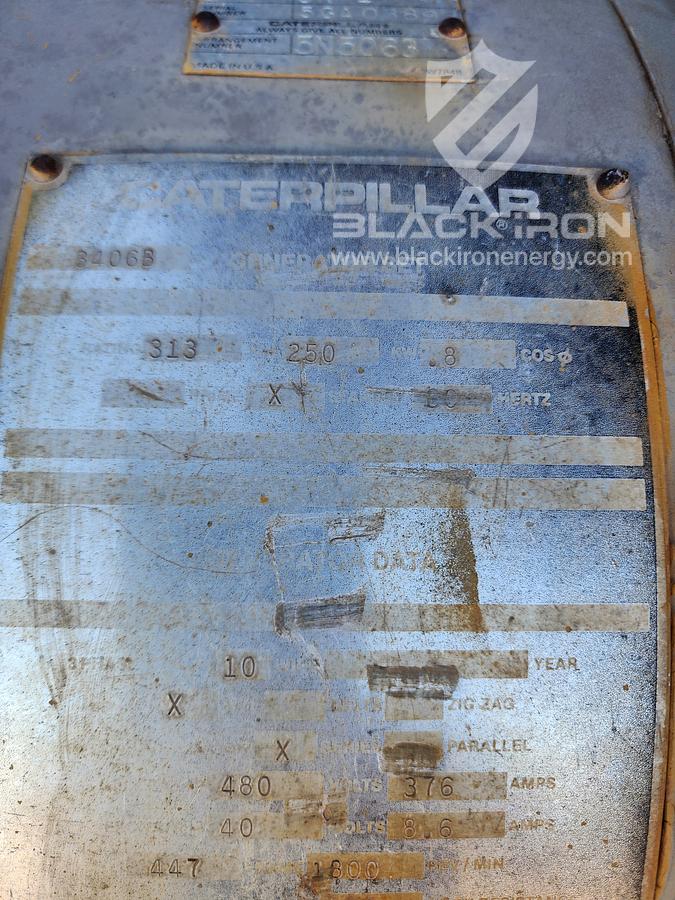 Used 250 KW CAT G3406 Genset C1895