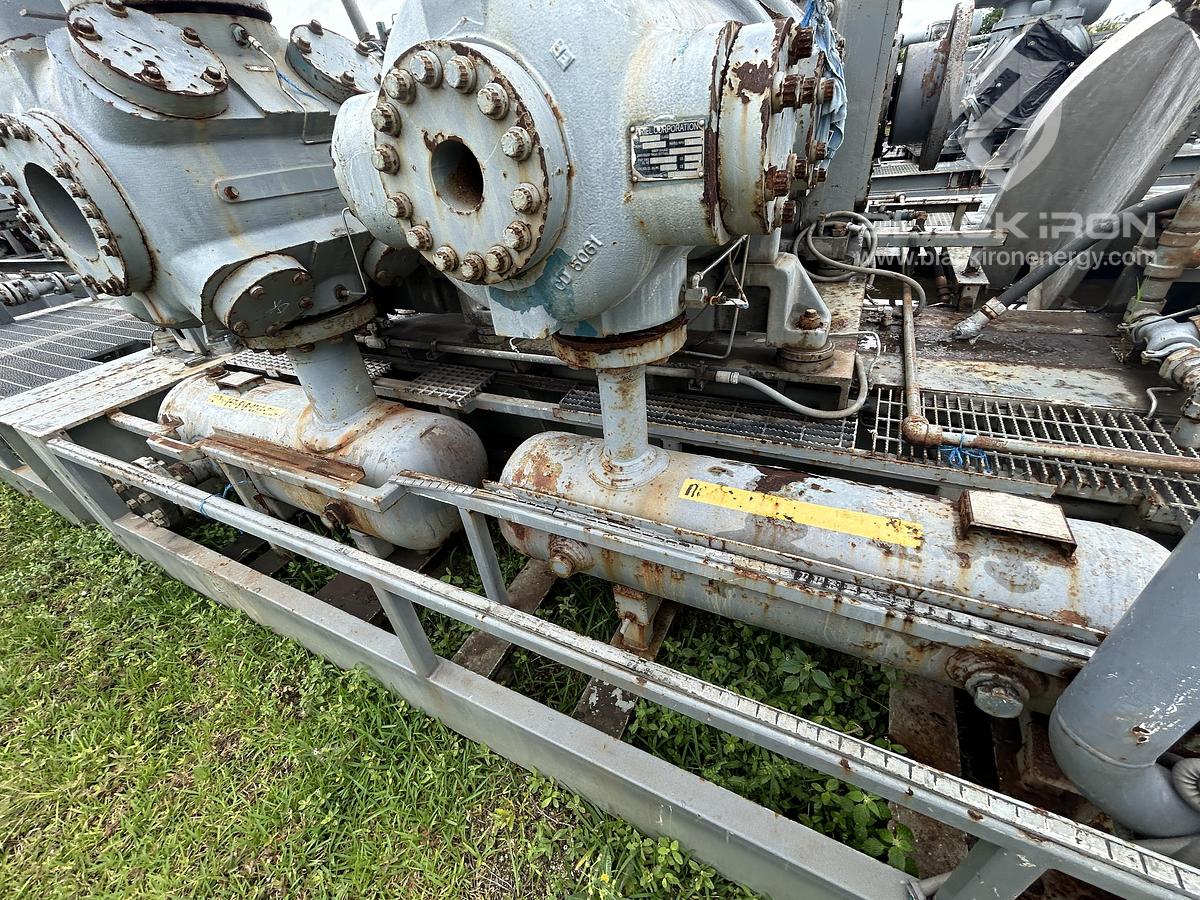 Used 2370 hp CAT 3608TA Ariel JGD/4 4-Stage Sour Recip Unit #090132