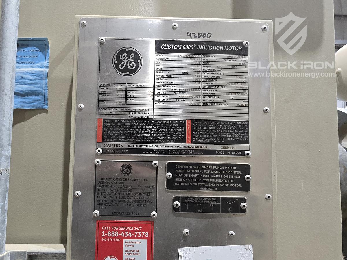 Used 5500 hp GE Electric Drive Ariel KBZ/6 4-Stage (1 of 4 Available)