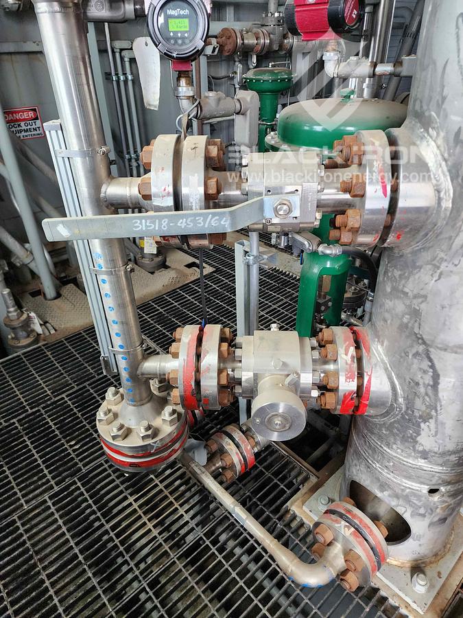 Used 400hp Ariel JGJ4, 5 Stage Acid Gas Compressor