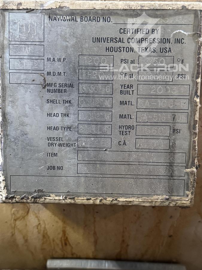 Used 4962 HP CAT 3612, JGD/6 3 Stage Sour