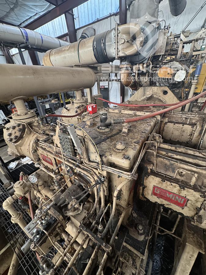 Used 2500 HP CAT G3608 2 Stage Sweet Gemini F117