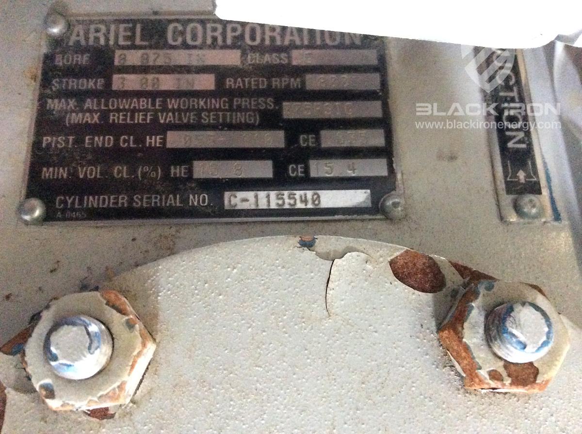 Used Qty. 2 - 300hp EMD Ariel JGA/6 5-Stage Acid Gas Units