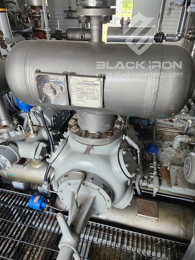 Used 169 hp Cat 3306TA Ariel JG4-4 Acid Gas Compressor