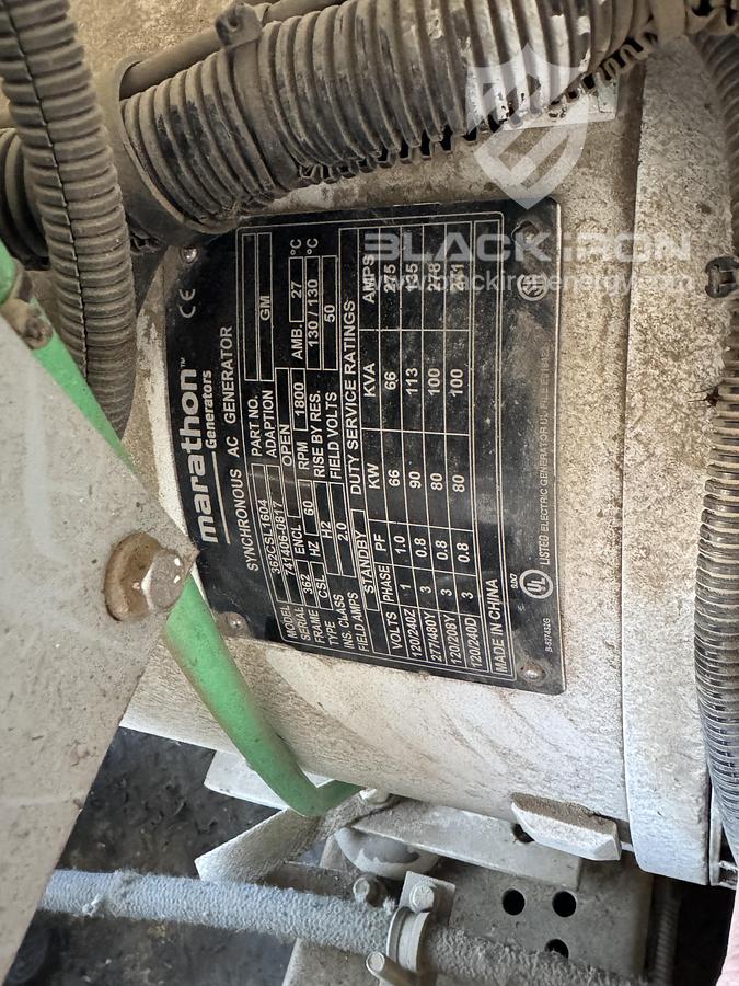 Used Dual 60 kW 5.7L GM Genset