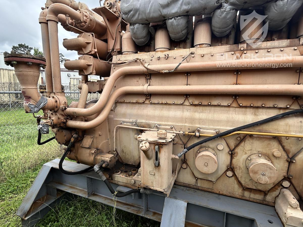 Used 2370 hp CAT 3608TA Ariel JGD/4 4-Stage Sour Recip Unit #090132