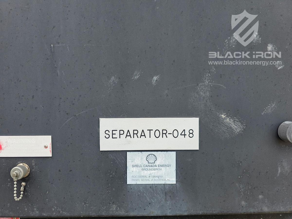Used 30" x 10', 1440 Psi, Vertical w/ 400BBL Tank - Separator #