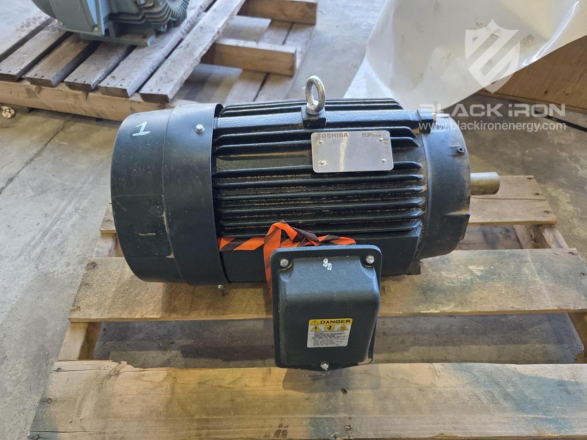 Used Toshiba 20 HP Electric Motor