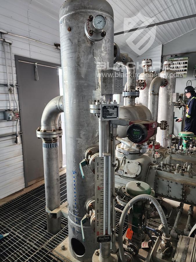 Used 400hp Ariel JGJ4, 5 Stage Acid Gas Compressor