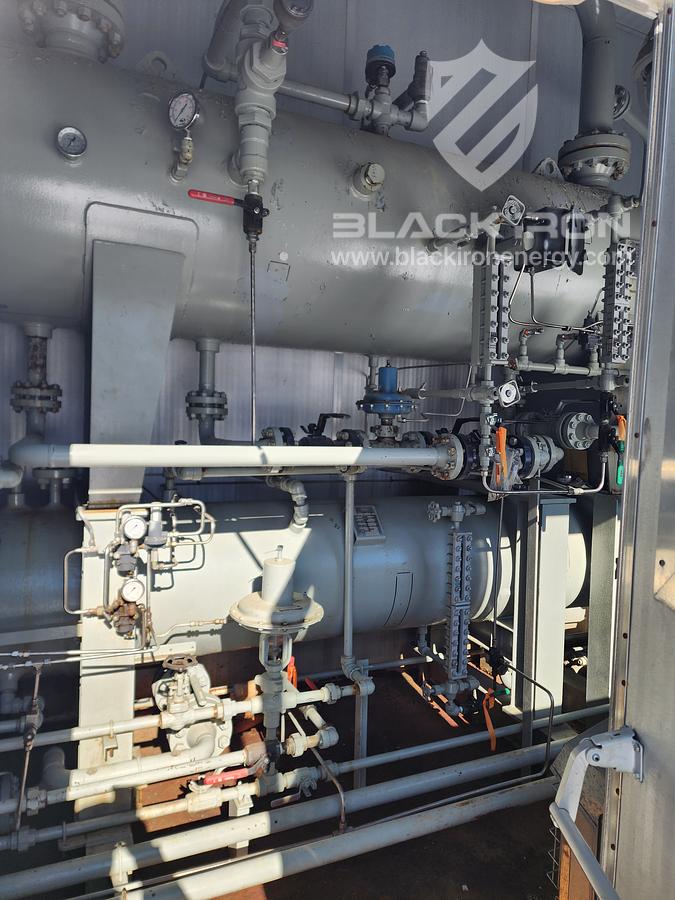 Used 36" Horizontal Sour Separator(1440 psi) with Blowcase(1650 psi)