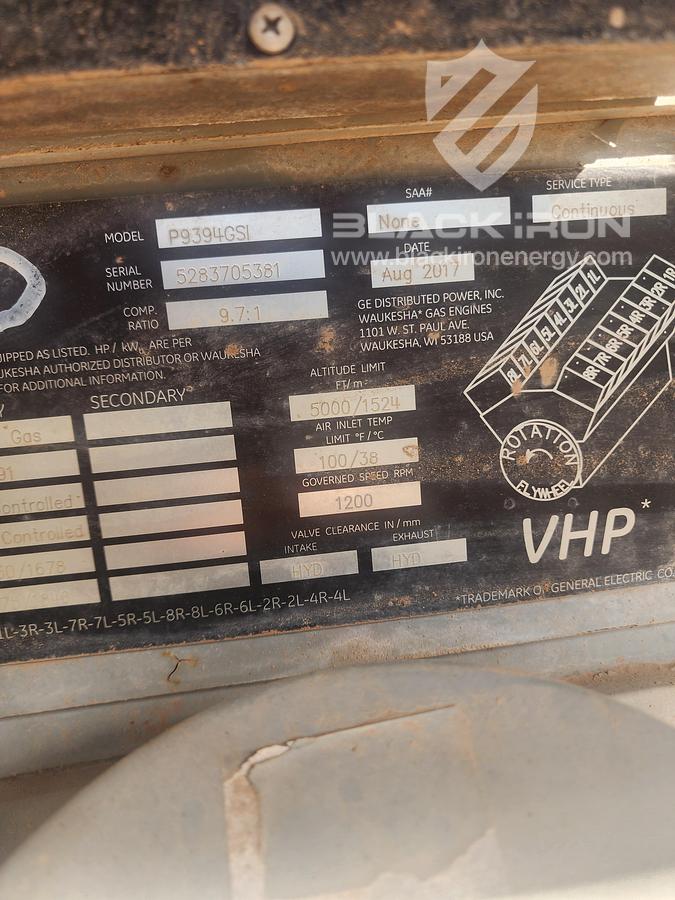 Used 2250 HP Waukesha P9394GSI Ariel JGD/4 Single-Stage Recip (4 Available)
