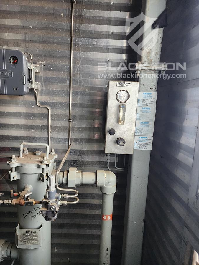 Used 1150 hp CAT G3516LE-A3 GE Gemini ES602 2-Stage Sour (1 of 2 Available)