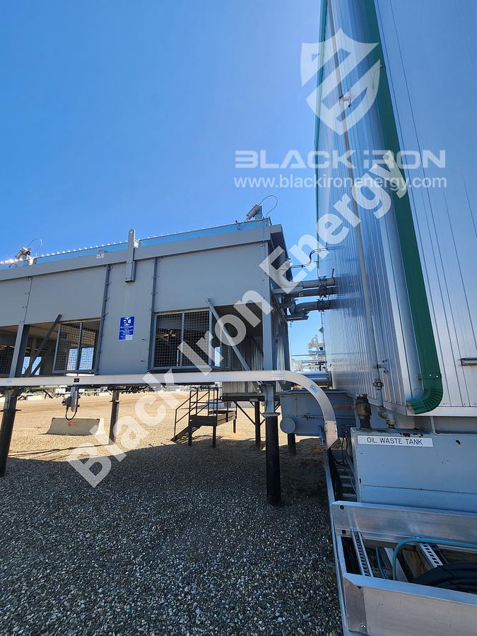 Used 2370 hp Caterpillar G3608-A3 natural gas engine c/w EJW/TAW Cooler, Air Intake, Silencer, & Hot Start (Tag K-5800)