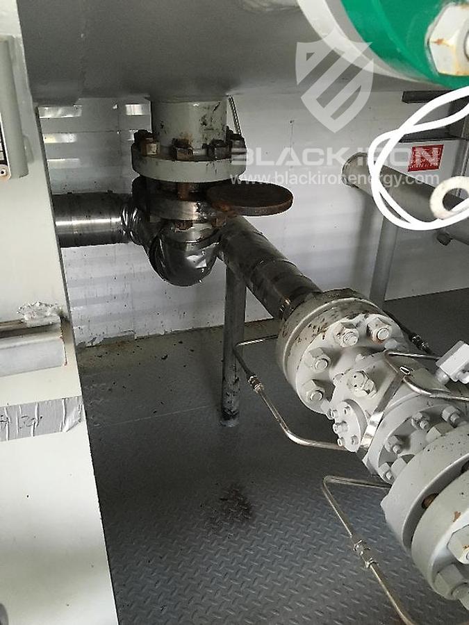 Used 48" X 16' 2127 psi Sour Horizontal 3 Phase Separator