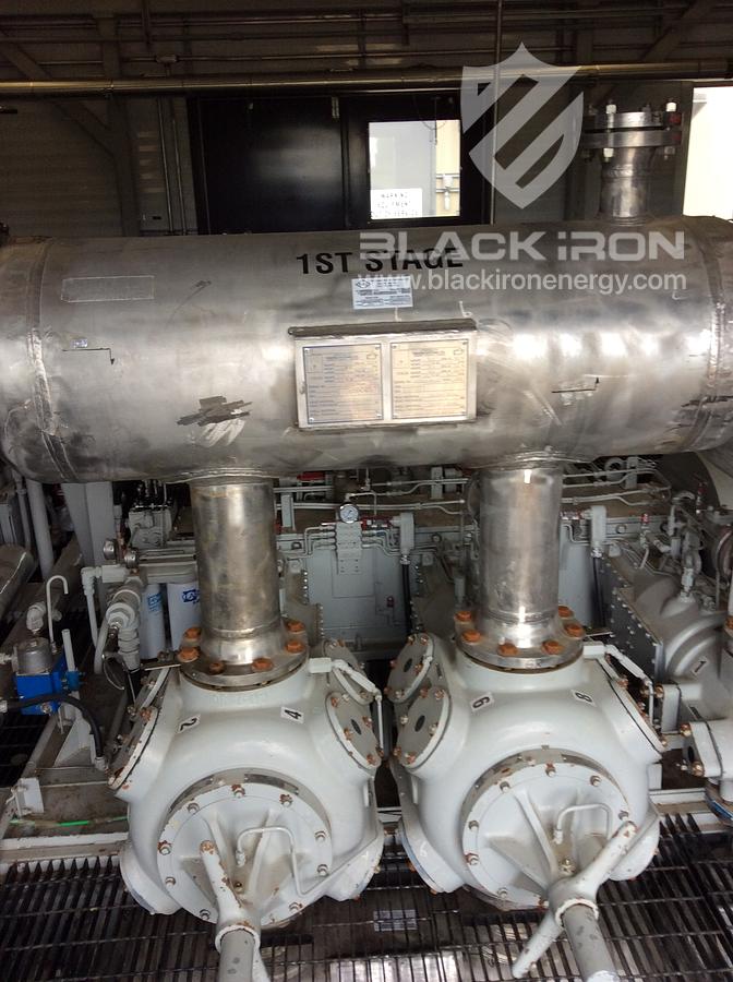 Used Qty. 2 - 300hp EMD Ariel JGA/6 5-Stage Acid Gas Units