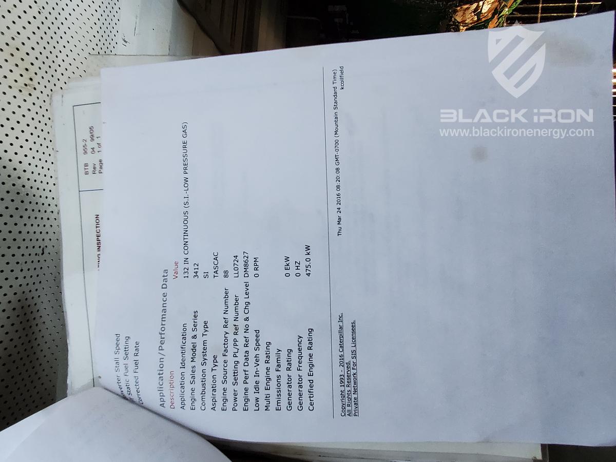 Used 3412 JGJ4 3 stage sour