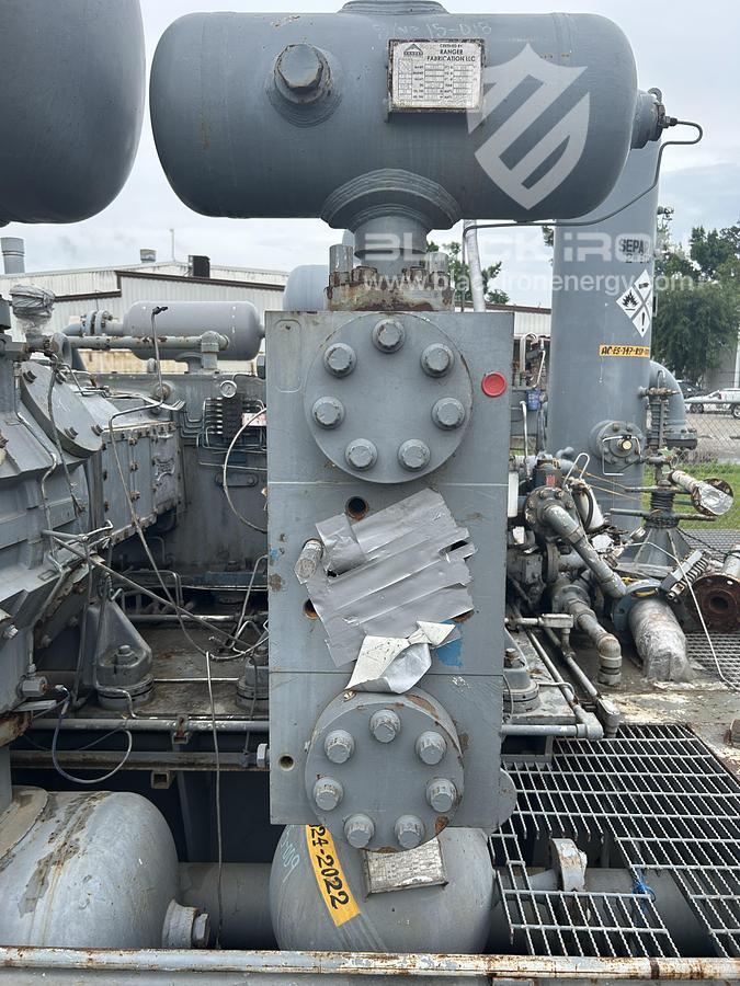 Used 2370 hp CAT 3608TA Ariel JGD/4 4-Stage Sour Recip Unit #090132