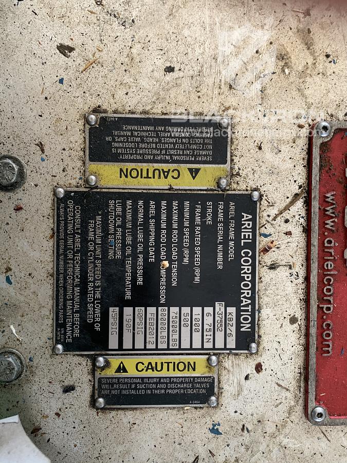 Used 6500 hp Electric Drive, Ariel KBZ/6, 2-Stage