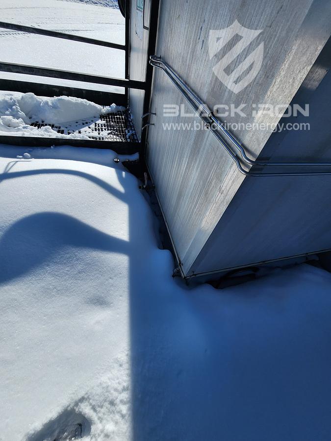 Used 36" Horizontal Sour Separator(1440 psi) with Blowcase(1650 psi)