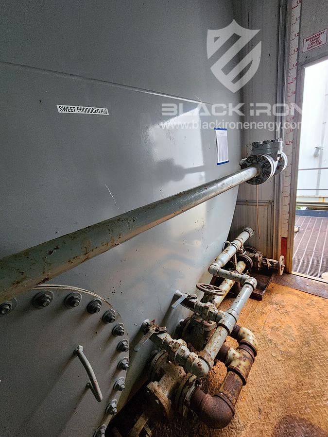 Used 30" x 10' Vertical Separator W/ 400BBL Tank and Coriolis Meter