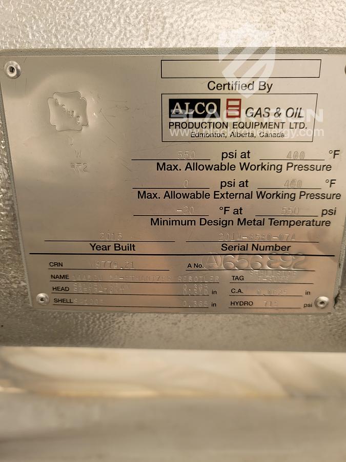 New Surplus 200 MMSCFD Refrig Plant