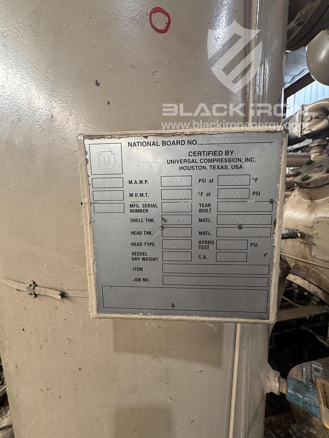Used 2500 HP CAT G3608 2 Stage Sweet Gemini F117