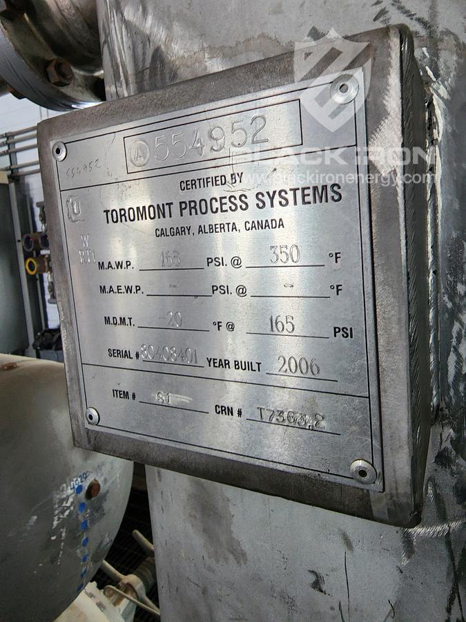 Used 400hp Ariel JGJ4, 5 Stage Acid Gas Compressor